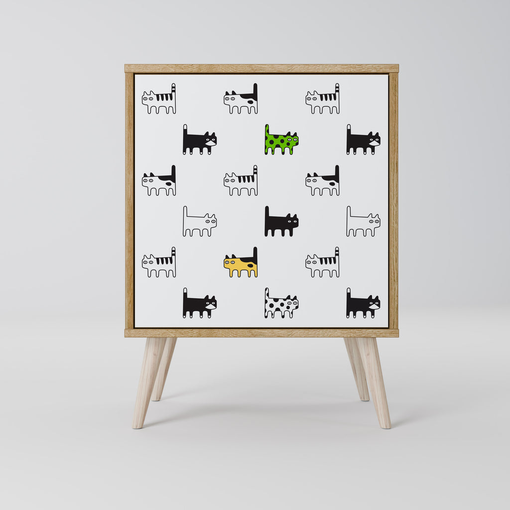 CATS COMPILATION Sideboard mit 1 Tür in Eiche-Optik