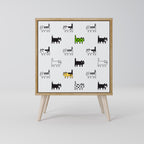 CATS COMPILATION Sideboard mit 1 Tür in Eiche-Optik
