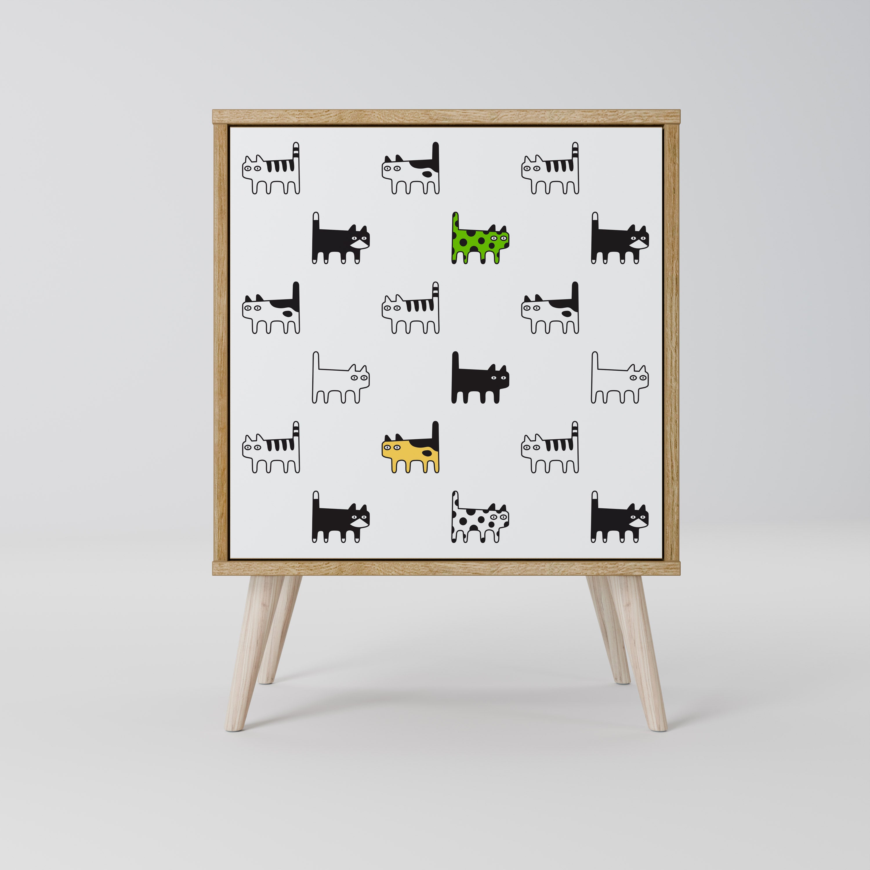 CATS COMPILATION Sideboard mit 1 Tür in Eiche-Optik