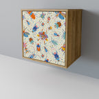 COLORFUL INSECTS Sideboard mit 1 Tür in Eiche-Optik