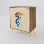 MYTHOLOGICAL CREATURES Sideboard mit 1 Tür in Eiche-Optik