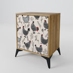 HAPPY HENS Sideboard mit 1 Tür in Eiche-Optik