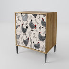 HAPPY HENS Sideboard mit 1 Tür in Eiche-Optik
