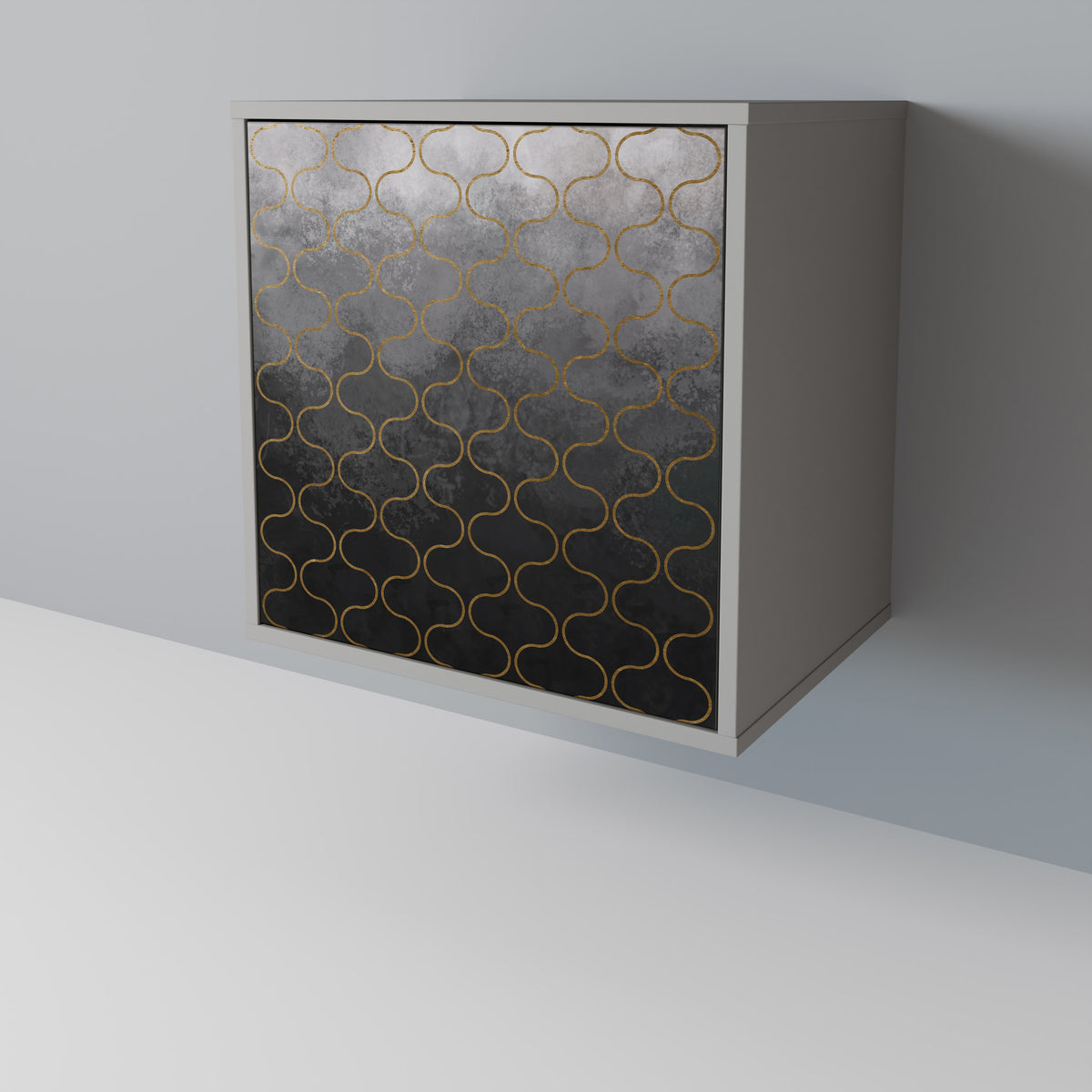 TESSELATED GRAYISH 1-türiges Sideboard