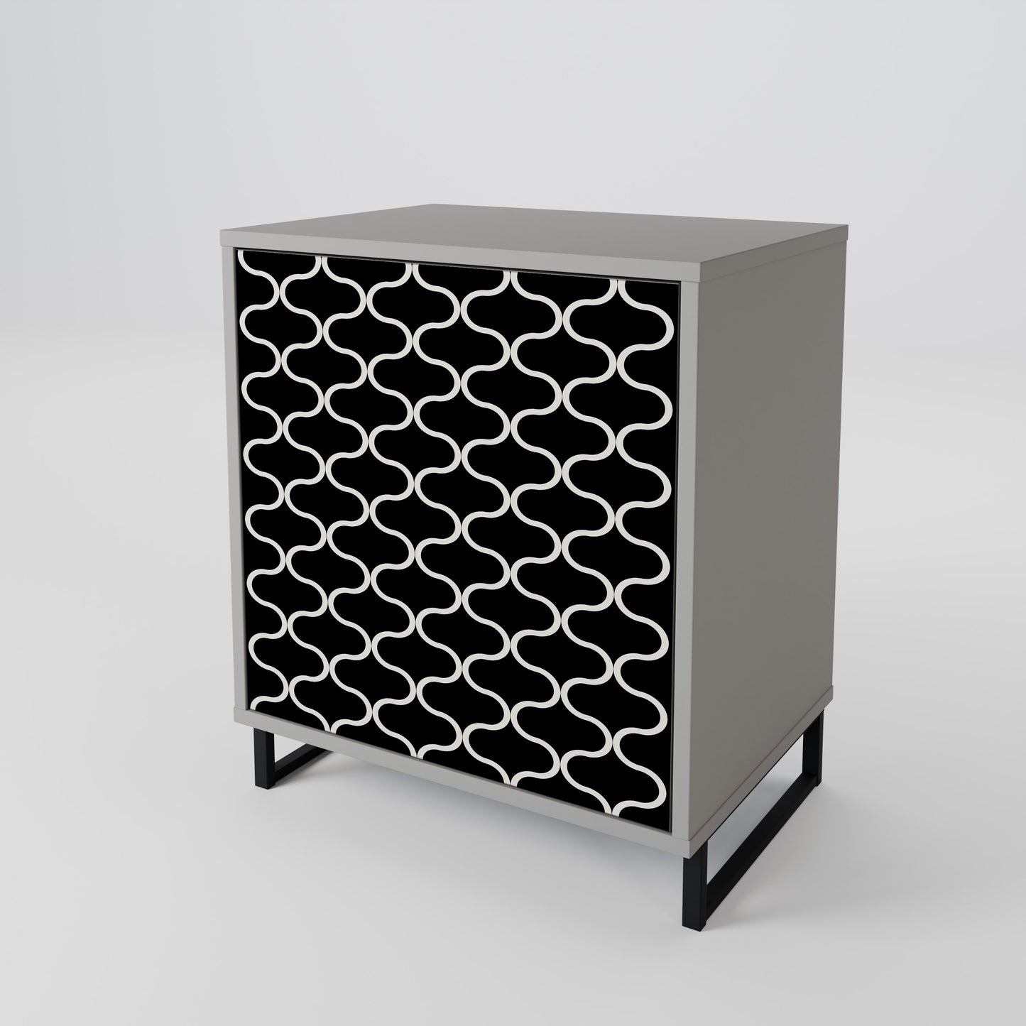 TESSELATED BLACKNESS 1-türiges Sideboard