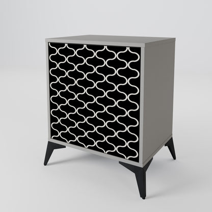TESSELATED BLACKNESS 1-türiges Sideboard