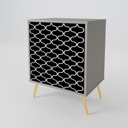 TESSELATED BLACKNESS 1-türiges Sideboard