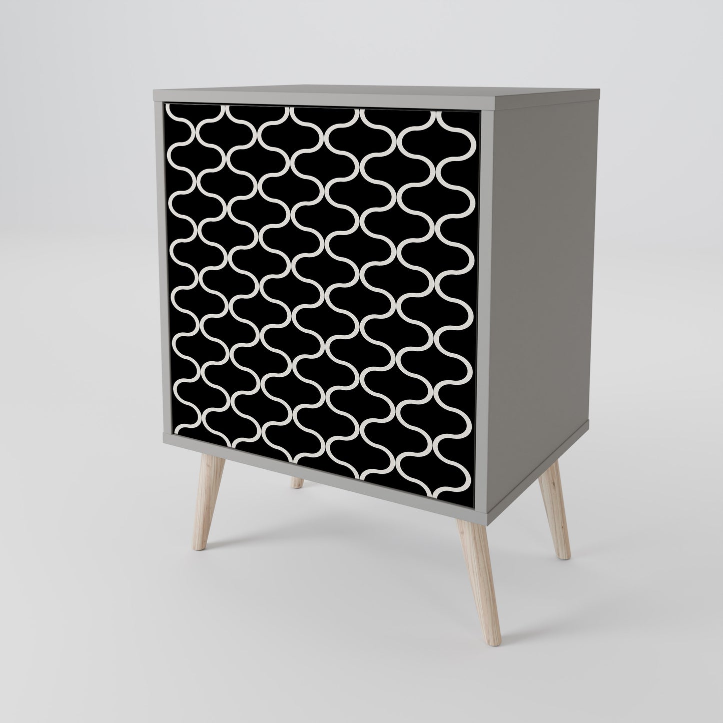 TESSELATED BLACKNESS 1-türiges Sideboard