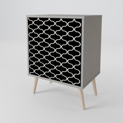 TESSELATED BLACKNESS 1-türiges Sideboard