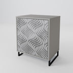 CONCRETE MOVEMENT 1-Door Sideboard in Grey Finish