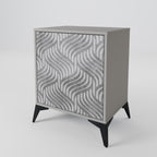 CONCRETE MOVEMENT 1-Door Sideboard in Grey Finish