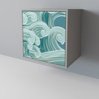 ASIAN SWAY Sideboard mit 1 Tür in Grau