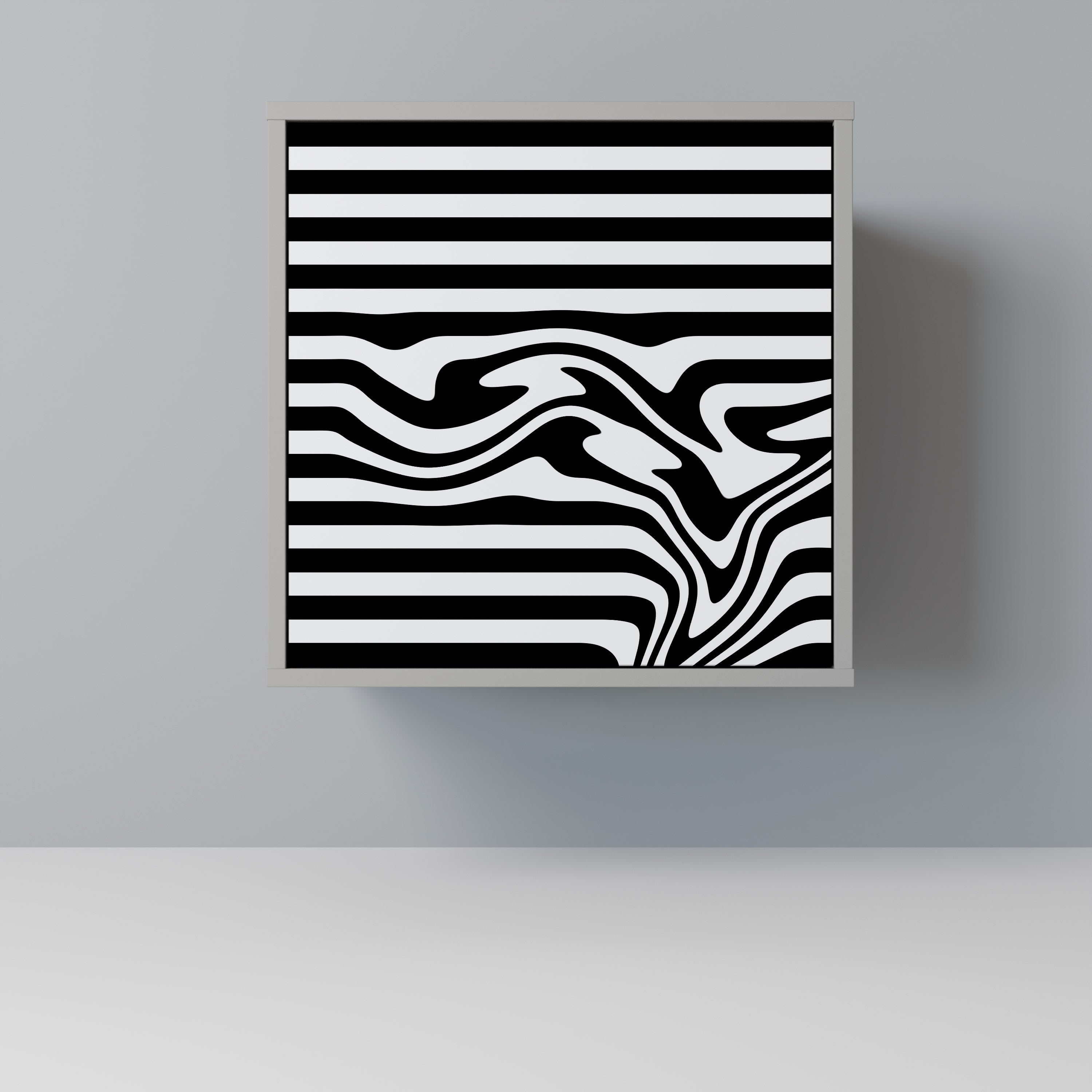 SPECTRA SHOWCASE 1-Door Sideboard in Grey Finish