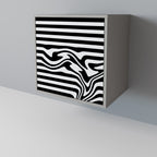 SPECTRA SHOWCASE 1-Door Sideboard in Grey Finish