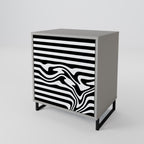 SPECTRA SHOWCASE 1-Door Sideboard in Grey Finish