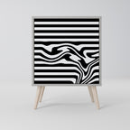 SPECTRA SHOWCASE 1-Door Sideboard in Grey Finish