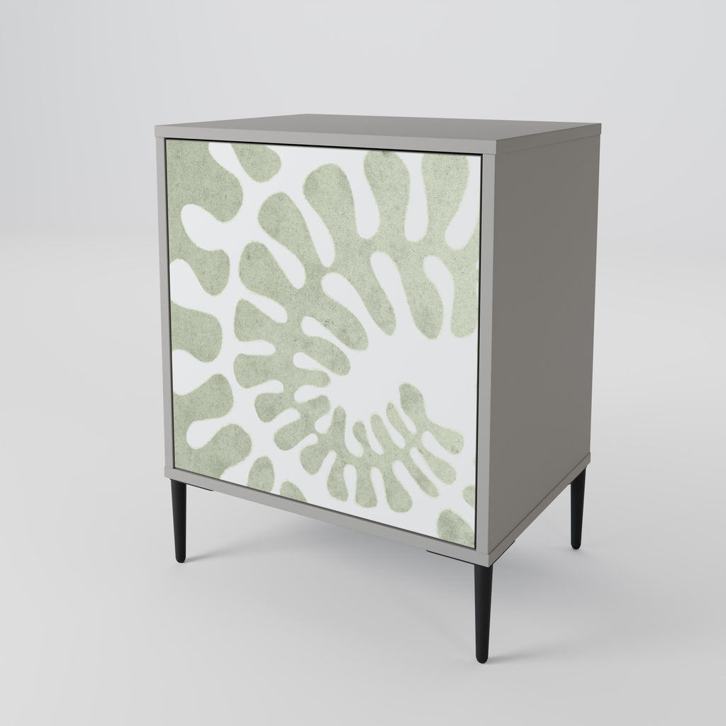 HELIX DANCE 1-Door Sideboard in Grey Finish
