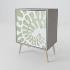 HELIX DANCE 1-Door Sideboard in Grey Finish