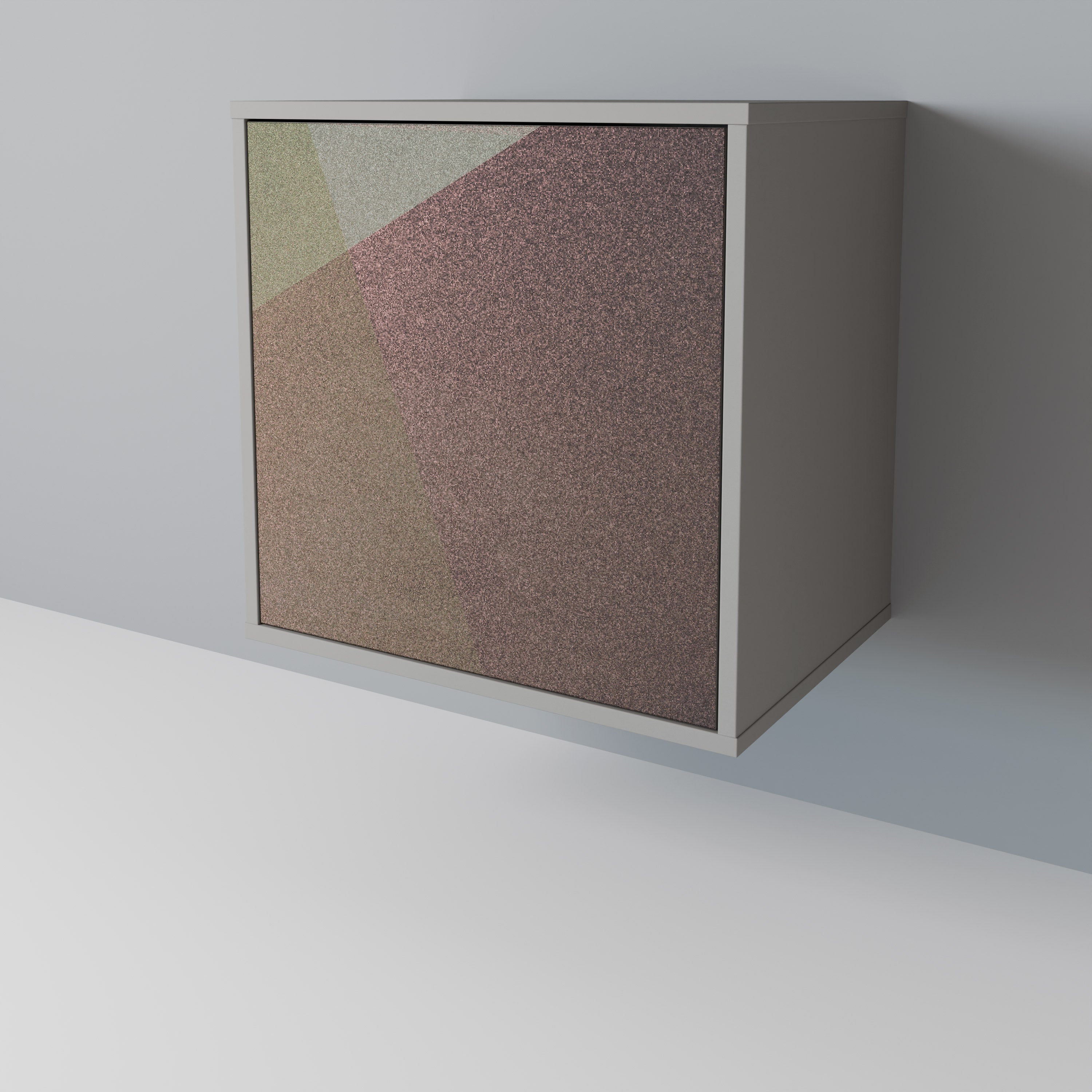 BEIGE GEOMETRY 1-Door Sideboard