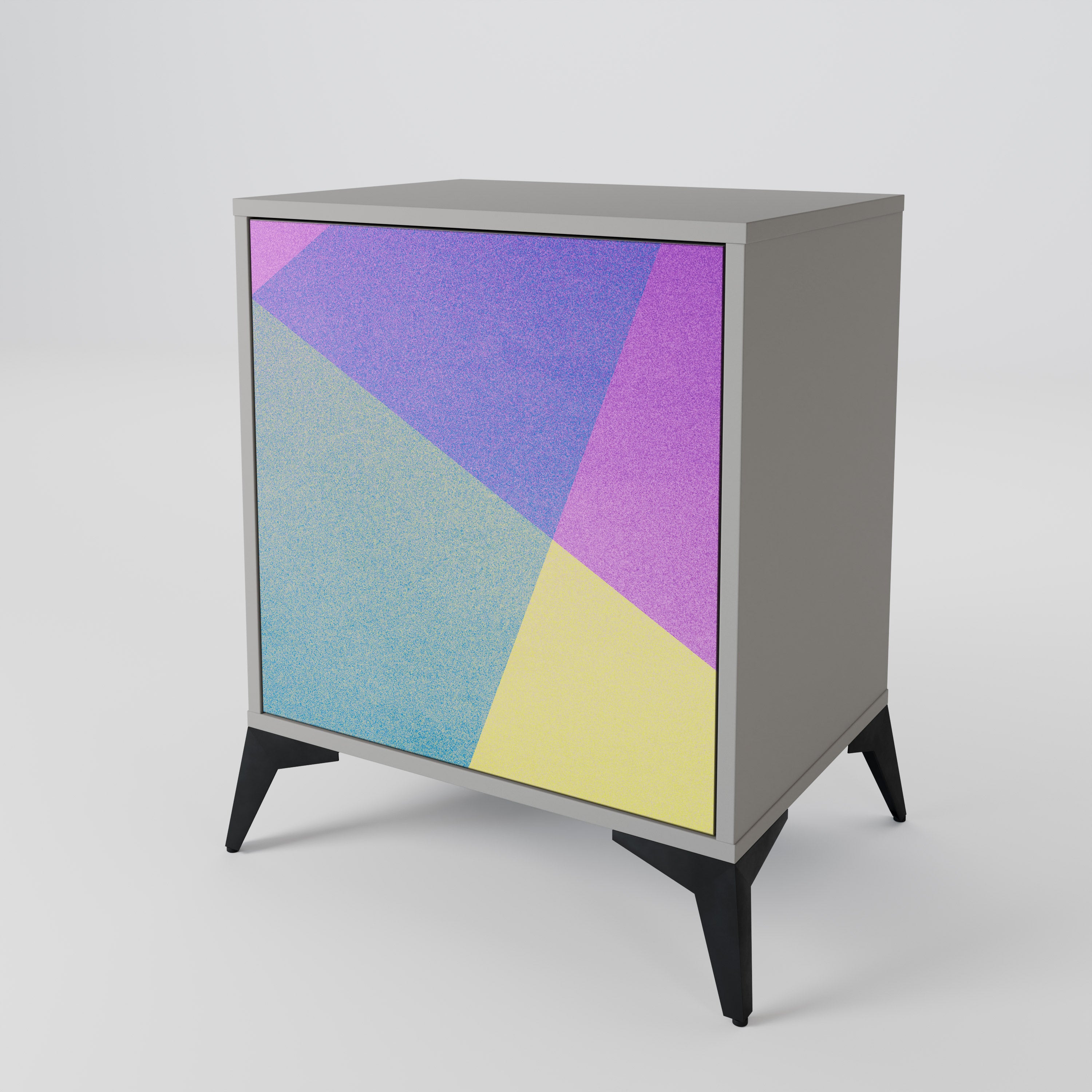 BRIGHT GEOMETRY 1-Door Sideboard