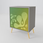 IRREGULAR BLUE Sideboard mit 1 Tür in Grau