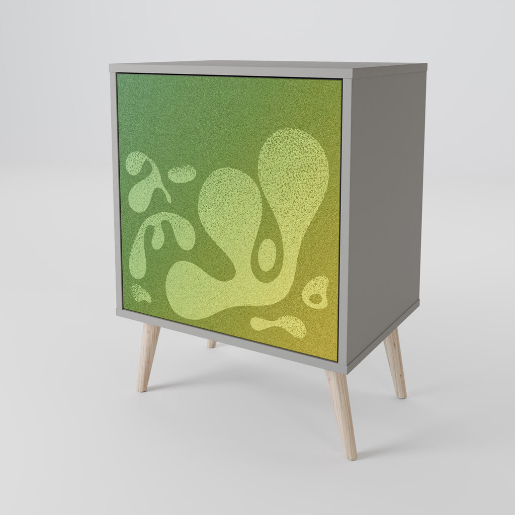 IRREGULAR BLUE Sideboard mit 1 Tür in Grau