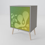 IRREGULAR BLUE Sideboard mit 1 Tür in Grau