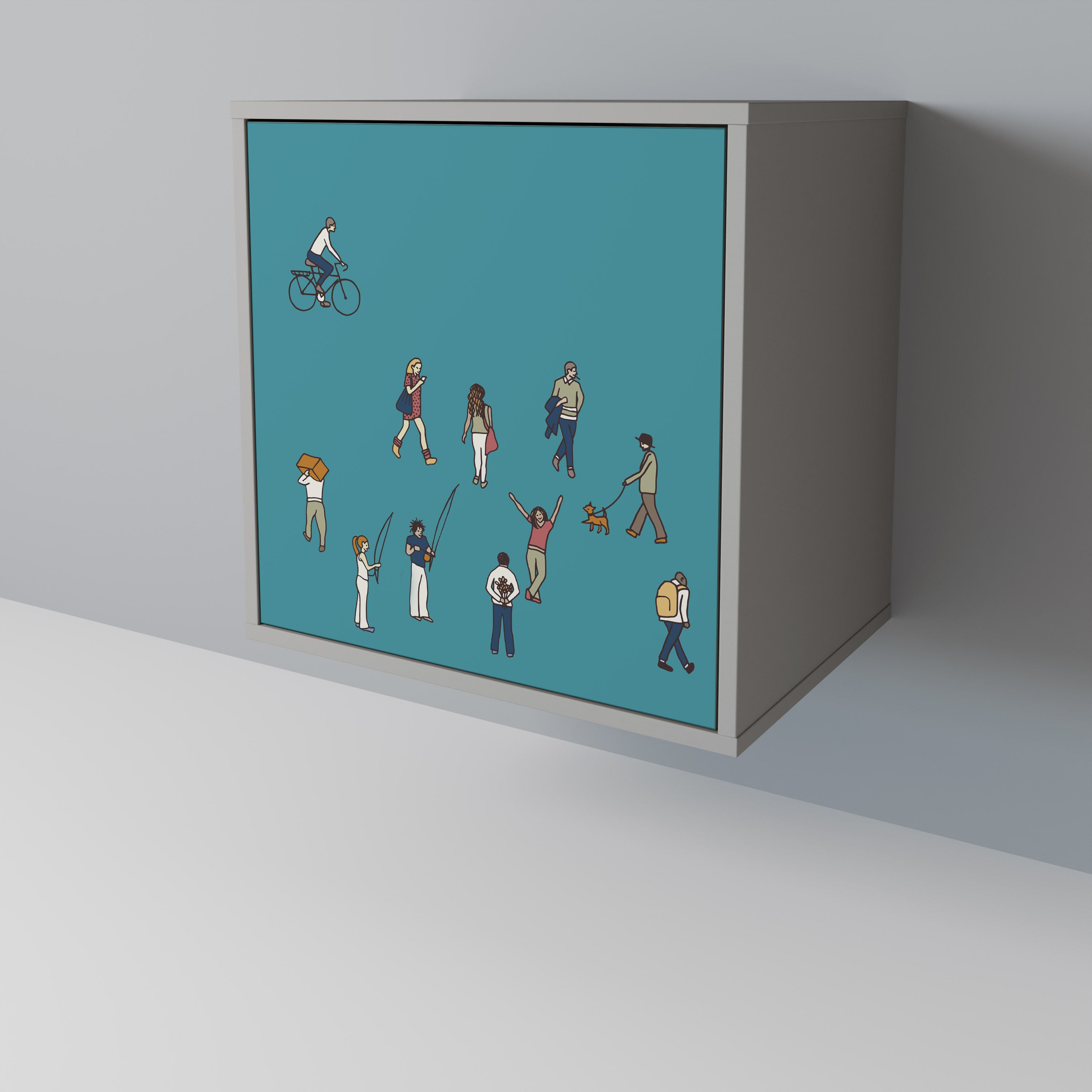 COLLECTIVE STREAM 1-Door Sideboard