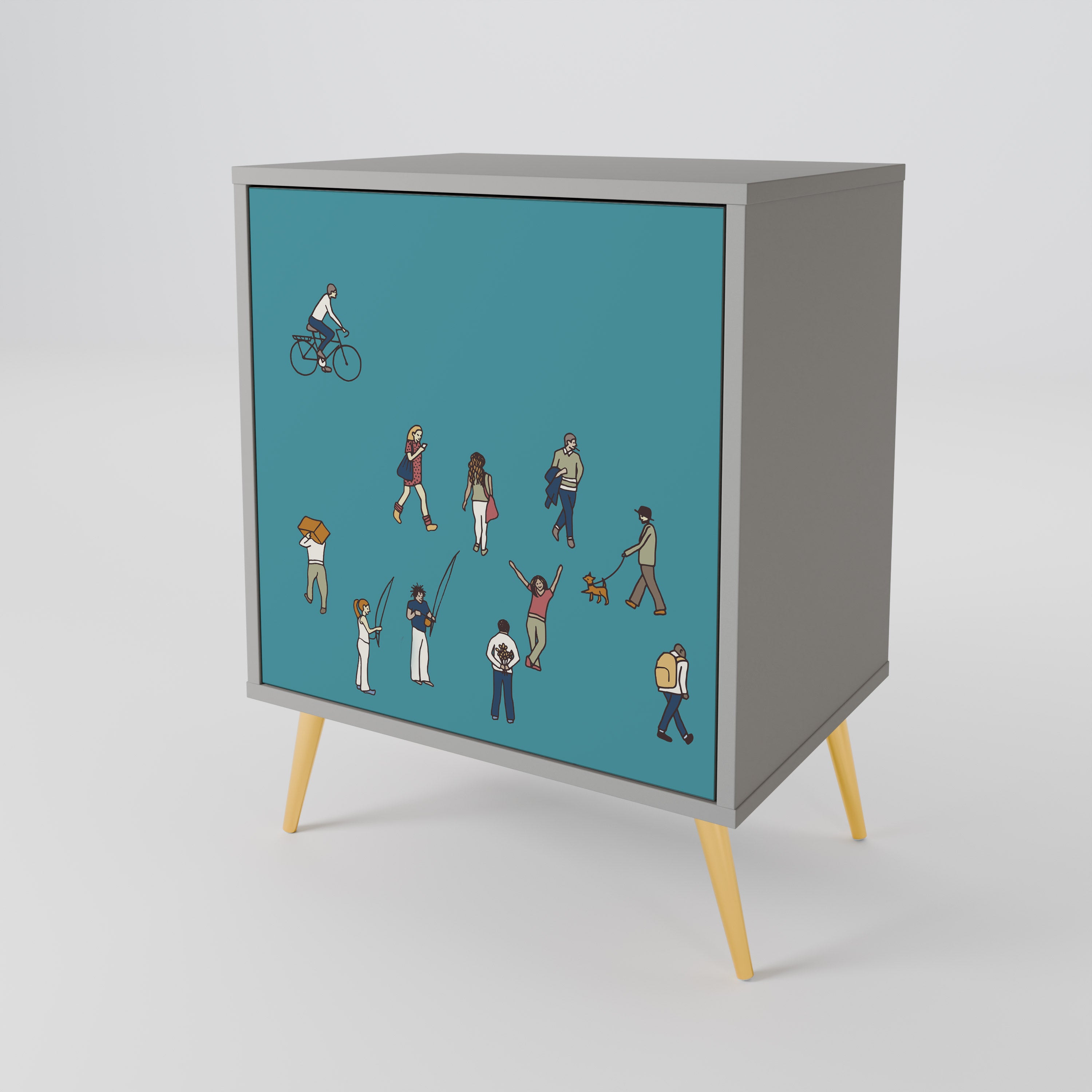 COLLECTIVE STREAM 1-Door Sideboard