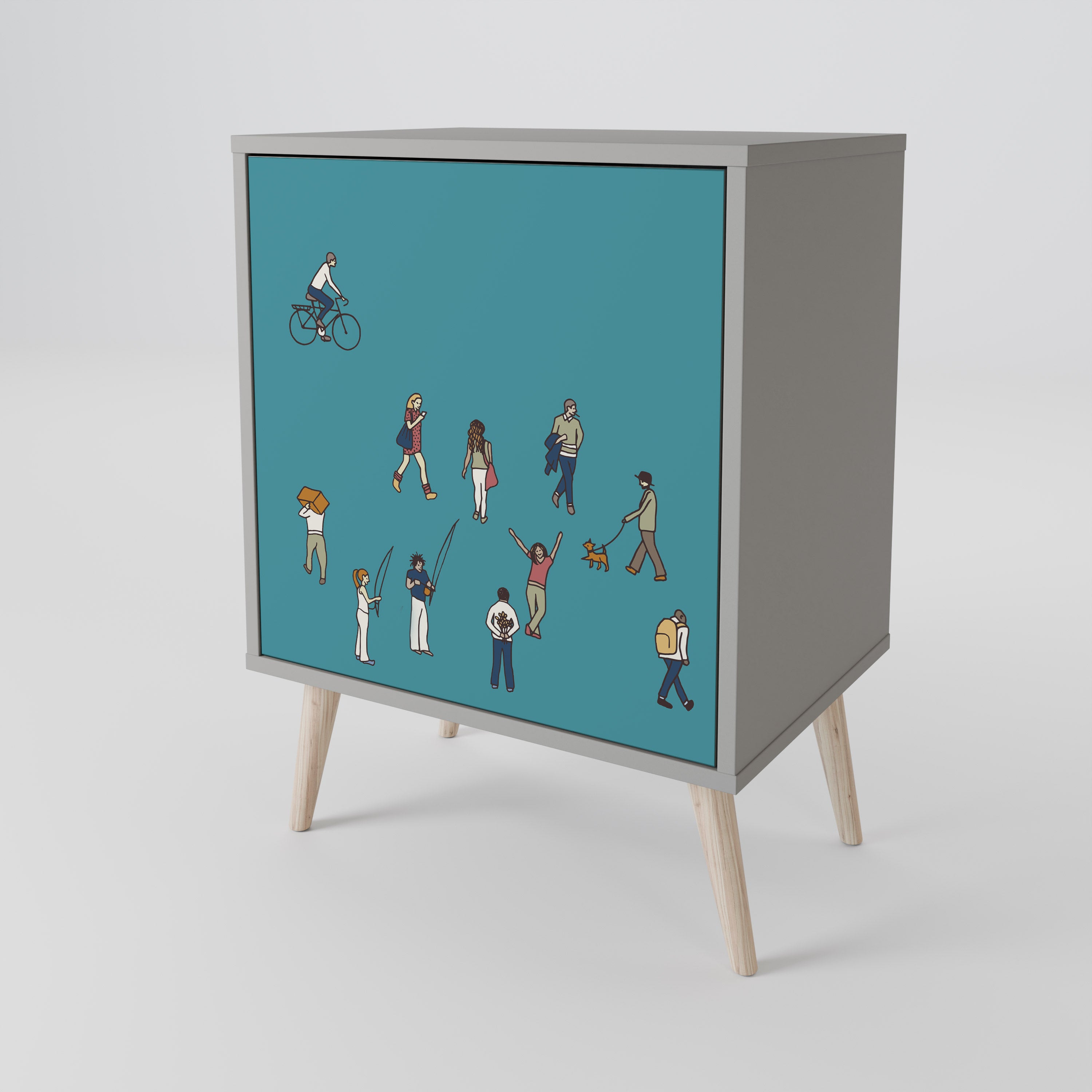 COLLECTIVE STREAM 1-Door Sideboard