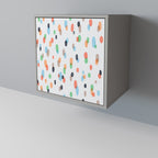 ENERGETIC SPOTS Sideboard mit 1 Tür in Grau