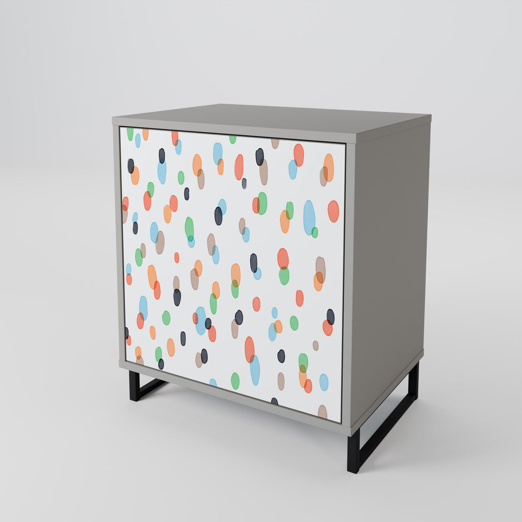 ENERGETIC SPOTS Sideboard mit 1 Tür in Grau