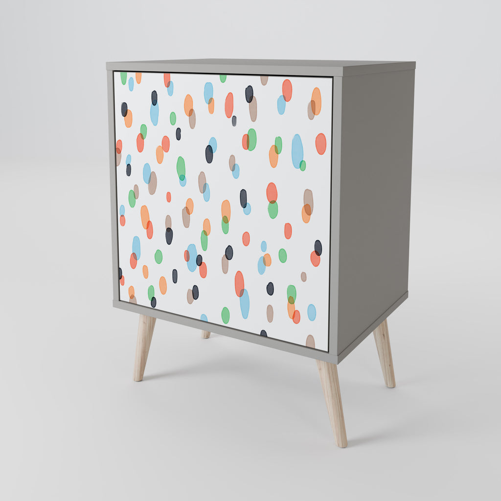 ENERGETIC SPOTS Sideboard mit 1 Tür in Grau