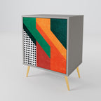 MAKESHIFT ARTISTRY Sideboard mit 1 Tür in Grau