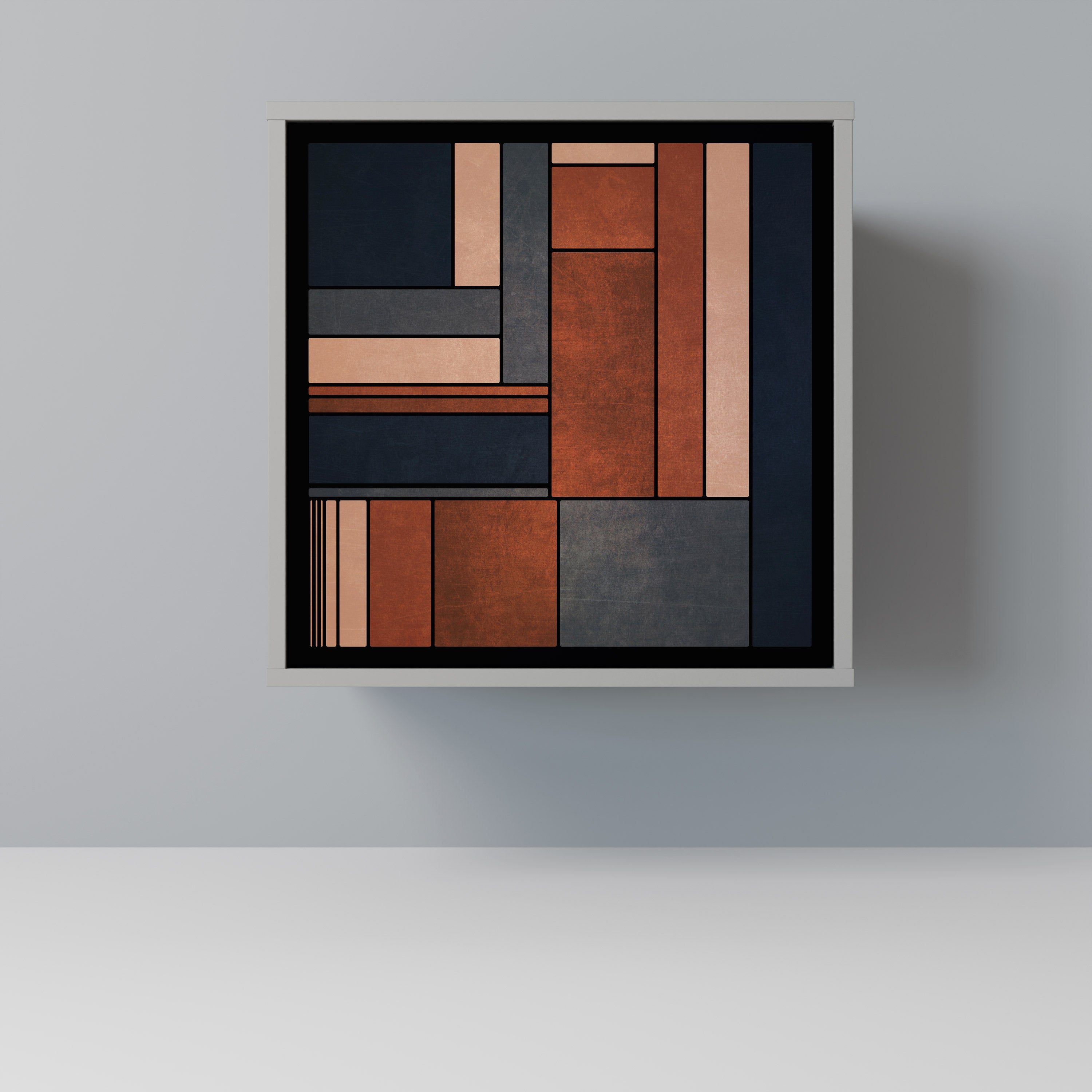 INTREPID FORMATION 1-Door Sideboard in Grey Finish