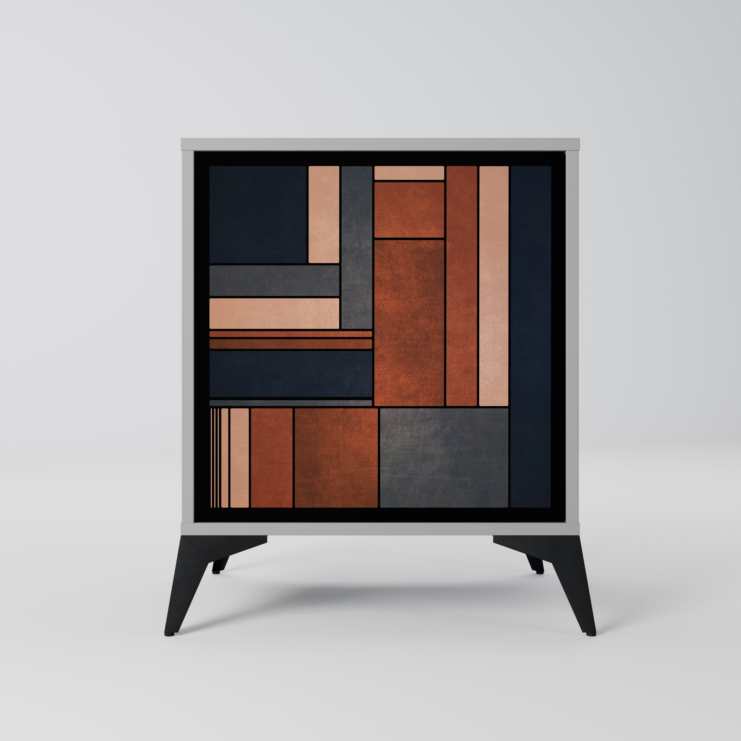 INTREPID FORMATION 1-Door Sideboard in Grey Finish