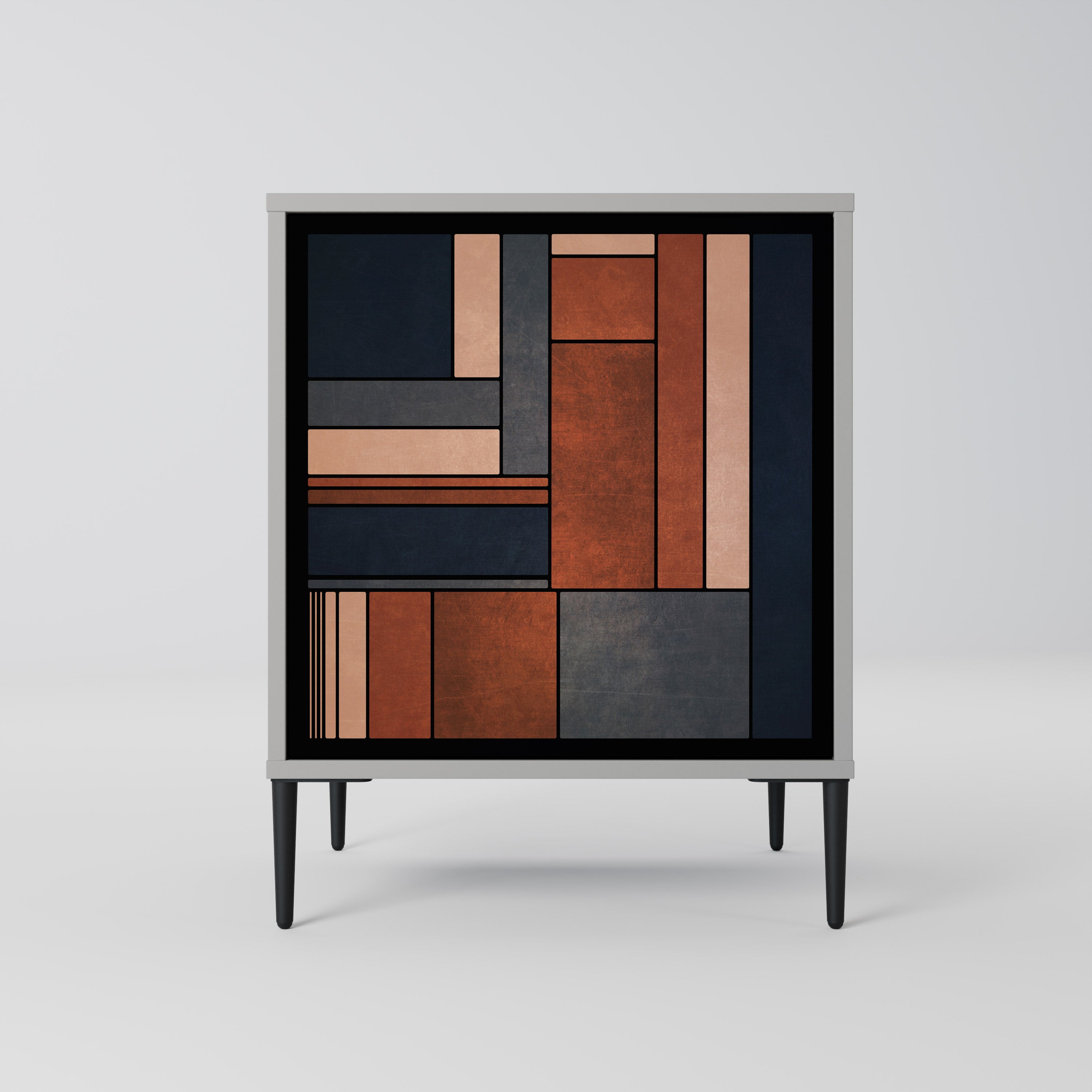 INTREPID FORMATION 1-Door Sideboard in Grey Finish