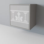 THAI GRAY Sideboard mit 1 Tür in Grau