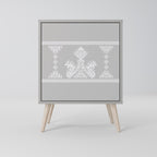 THAI GRAY Sideboard mit 1 Tür in Grau