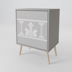 THAI GRAY Sideboard mit 1 Tür in Grau