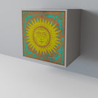 SUNSHINE EULOGY Sideboard mit 1 Tür in Grau