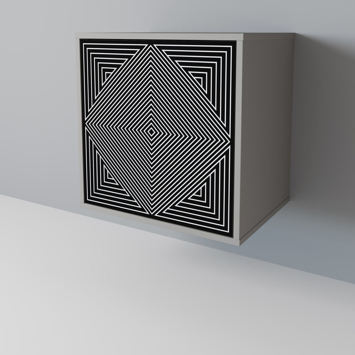 POLYGON ILLUSION 1-türiges Sideboard