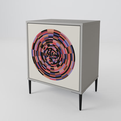 BROWN CIRCLES 1-türiges Sideboard