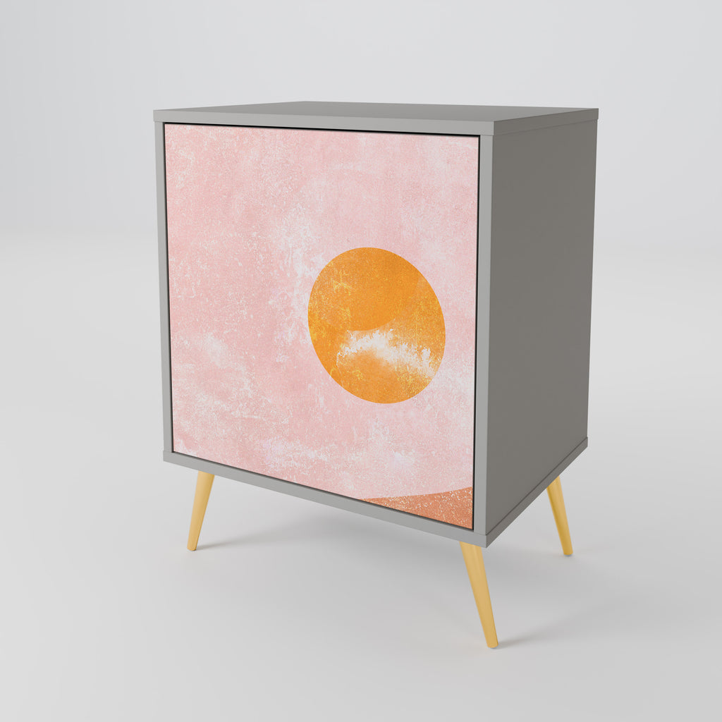 LUMINOUS SUNLIGHT Sideboard mit 1 Tür in Grau