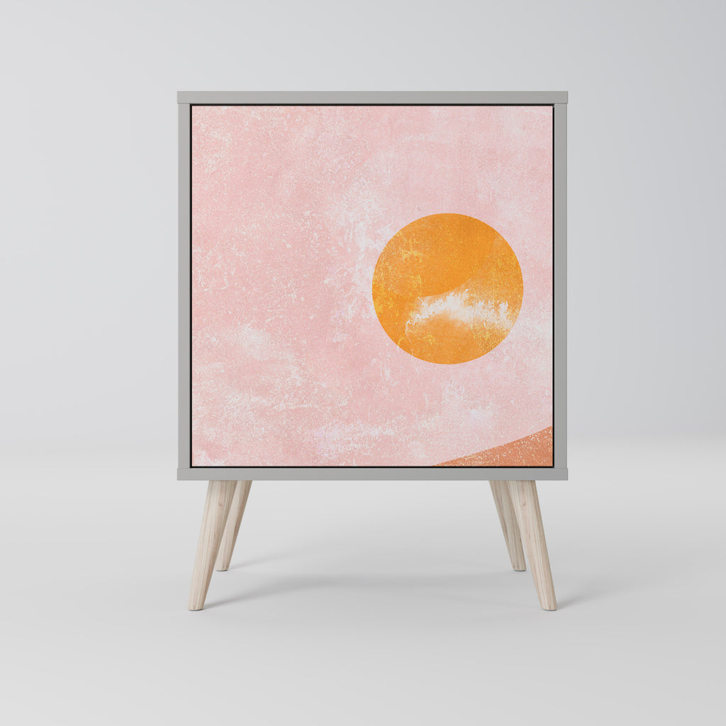 LUMINOUS SUNLIGHT Sideboard mit 1 Tür in Grau