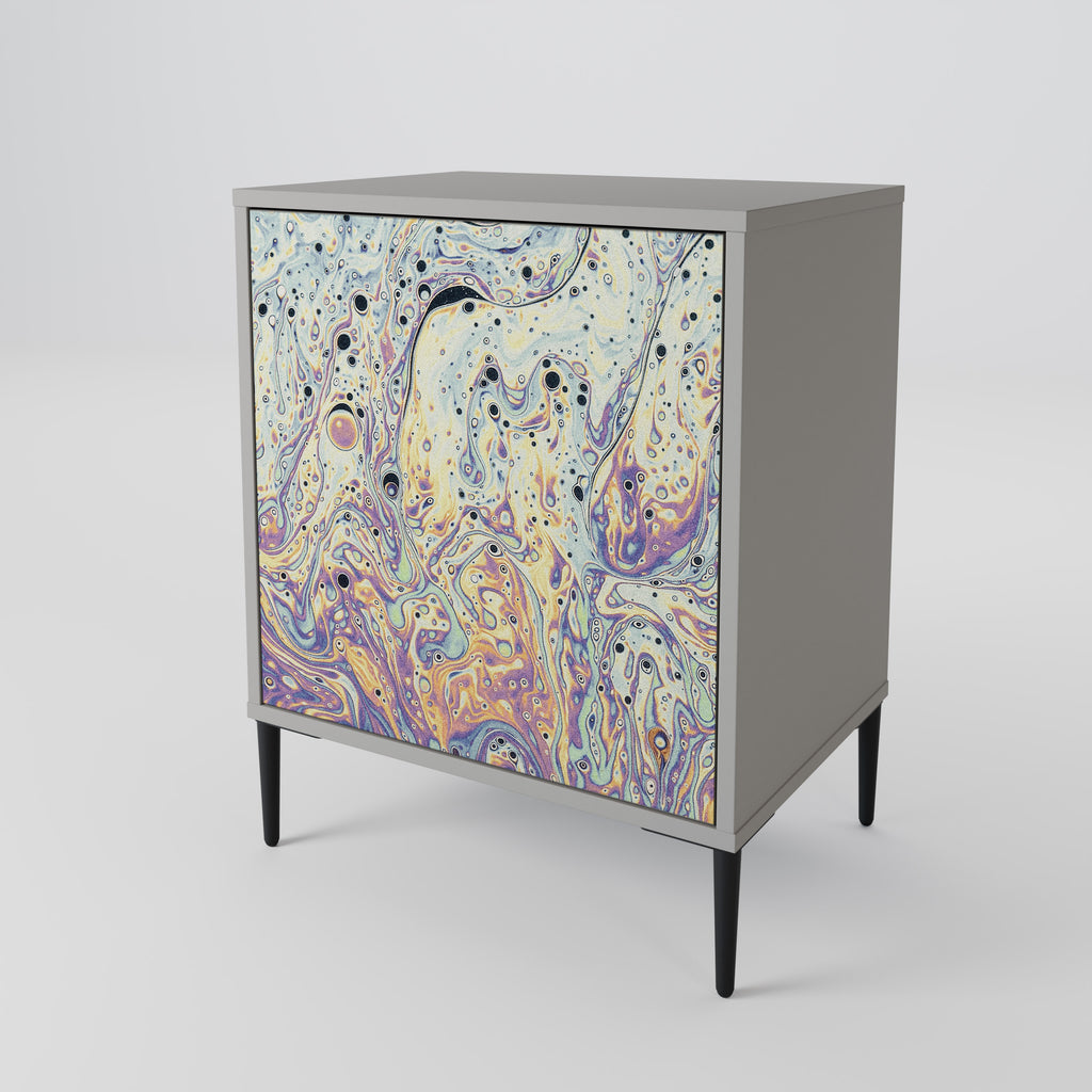 MOSAIC OF COLORS Sideboard mit 1 Tür in Grau