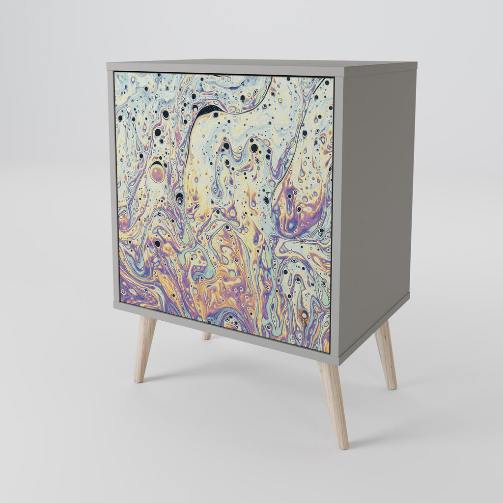 MOSAIC OF COLORS Sideboard mit 1 Tür in Grau