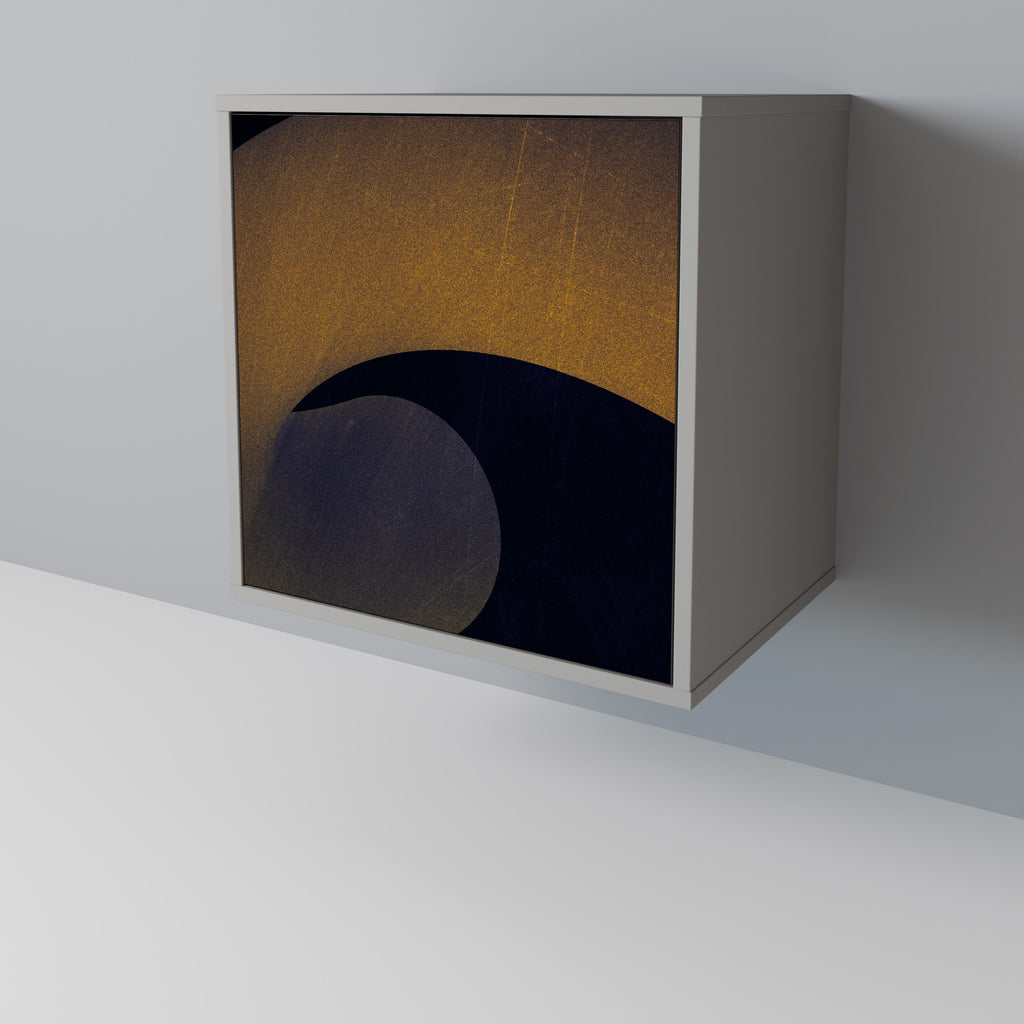 HOLLOW TIME Sideboard mit 1 Tür in Grau