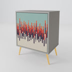 CHROMA CONTOURS Sideboard mit 1 Tür in Grau