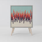 CHROMA CONTOURS Sideboard mit 1 Tür in Grau